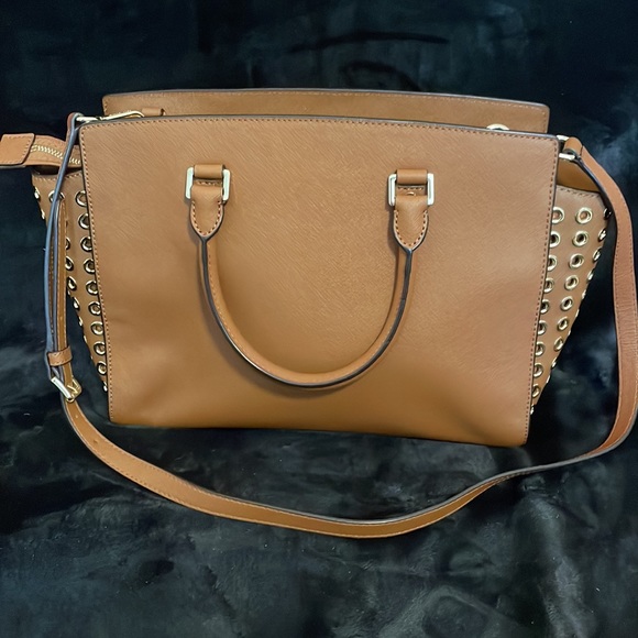 Michael Kors Camel Satchel - Picture 2 of 6